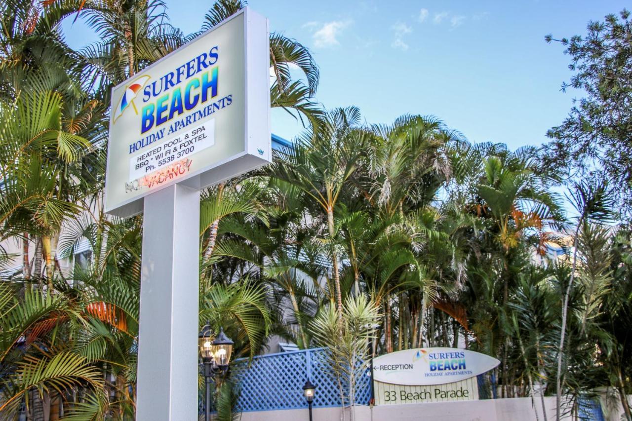Surfers Beach Holiday Apartments โกลด์โคสต์ ภายนอก รูปภาพ